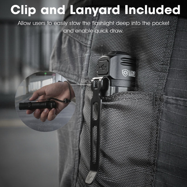 Nitecore EDC31 Flashlight - Lumin Shield - 3500 Lumens - USB-C Rechargeable - Rapid Lock -380m- IP68