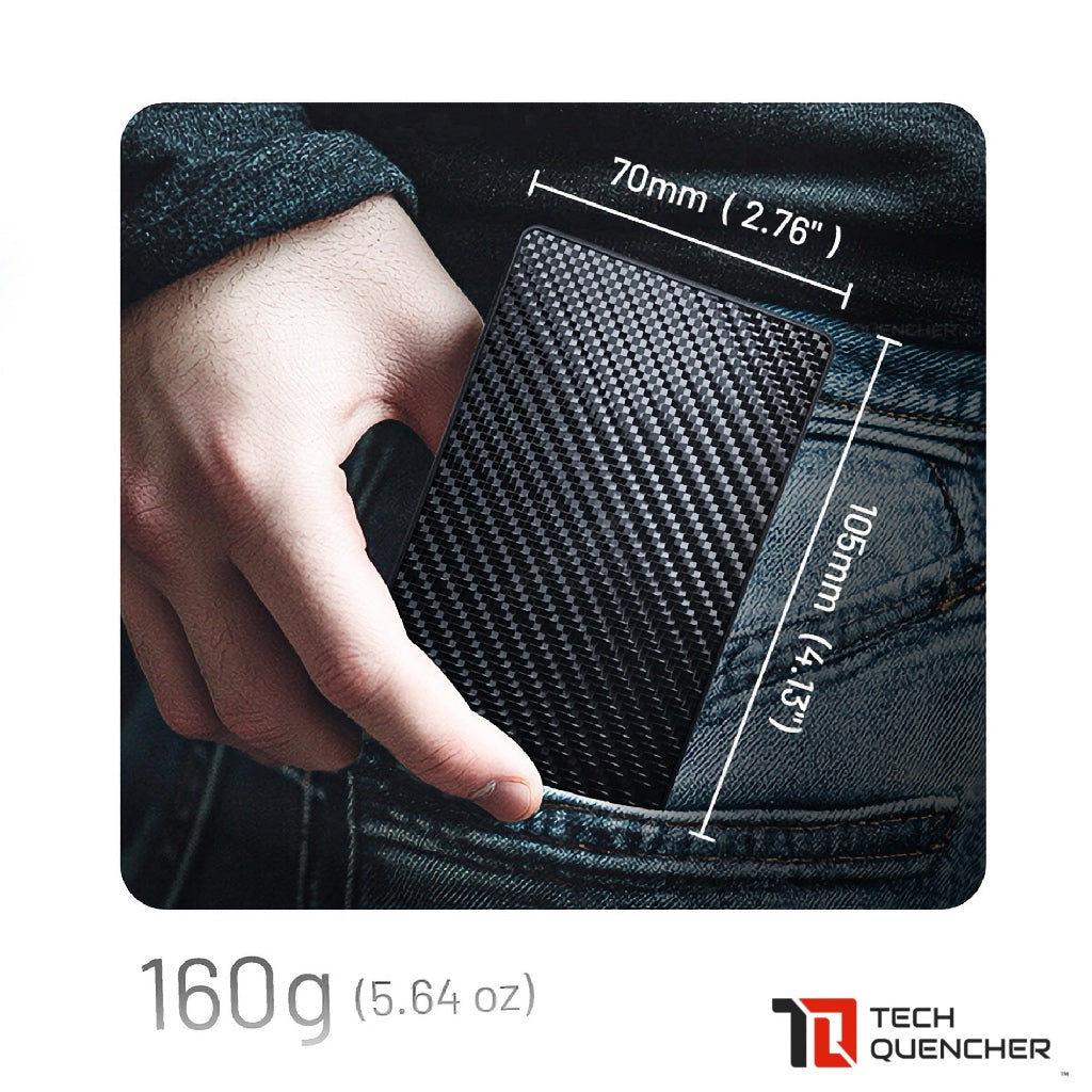 Nitecore Pocket 10000 - 10000mAh Powerbank + Built-In USB-C Cable - Carbon Fiber - 22.5w Max - IP65