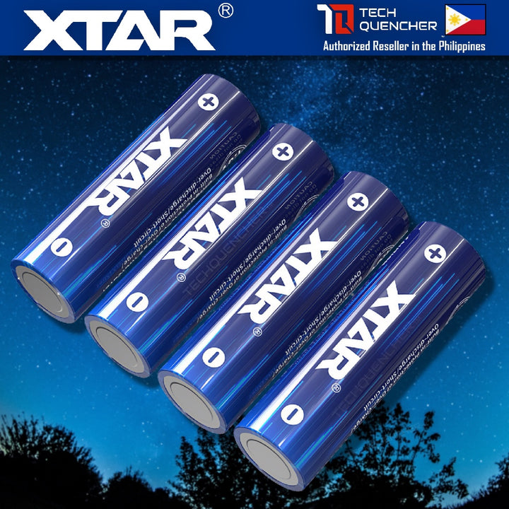 XTAR AA 1.5v 2500mAh (4150mWh) Rechargeable Battery- Lithium-Ion -Built-In LED Indicator - Protected