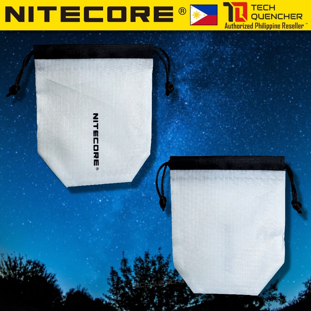 Nitecore Diffusing Stuff Sack - Headlamp Storage + Convert Headlamp into Lantern or Ambient Light