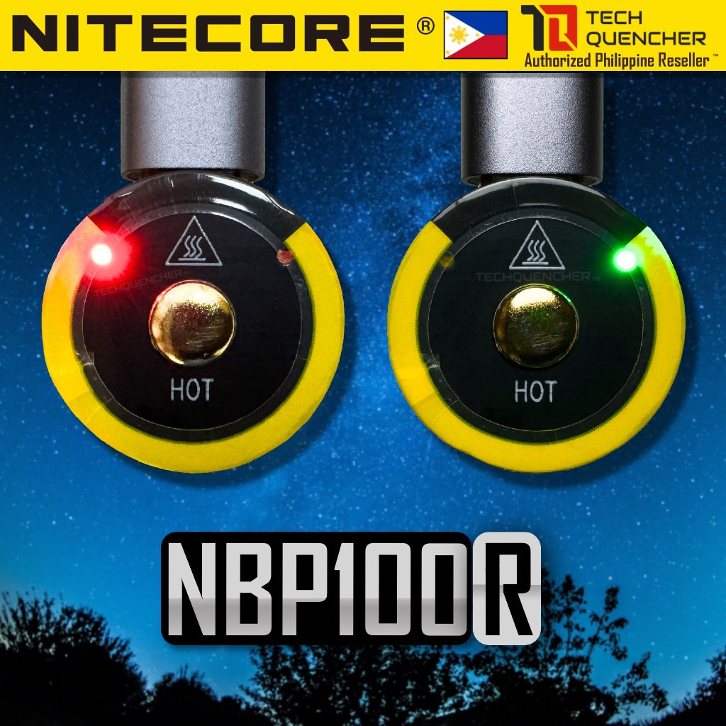 Nitecore NBP100R Battery 10000mAh - 30A - USB-C Rechargeable - Powerbank - Power Out Mode - MH40 Pro