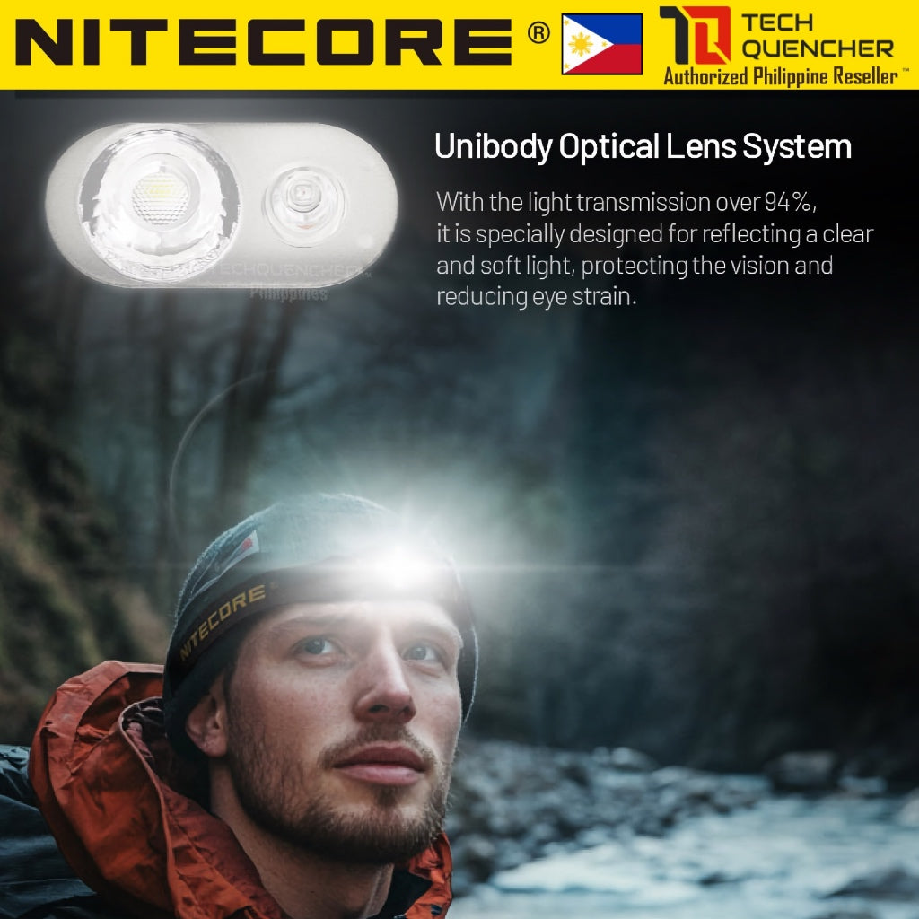 Nitecore HA11 V2 Headlamp 240 Lumens - 1x AA Battery - Floodlight & Redlight - IP66 - Lightweight