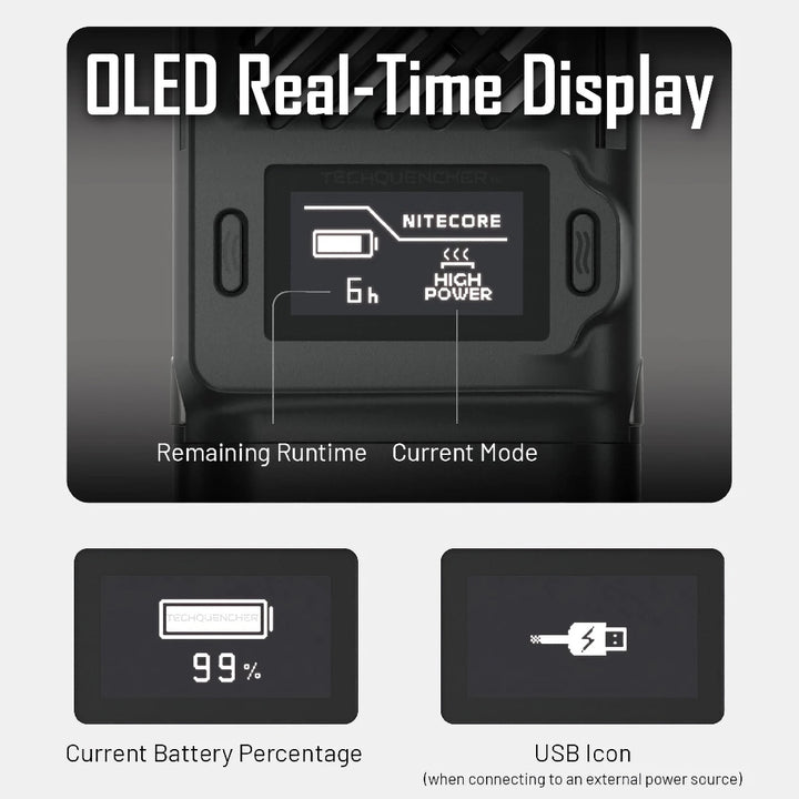 Nitecore EMR23 Electronic Mosquito Repeller + 8000mAh Powerbank - USB-C Fast Charging - OLED - IPX5