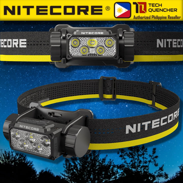 Nitecore HC70 UHE Headlamp 1600 Lumens - USB-C Rechargeable - 6000mAh Battery - 156 meter - IP68