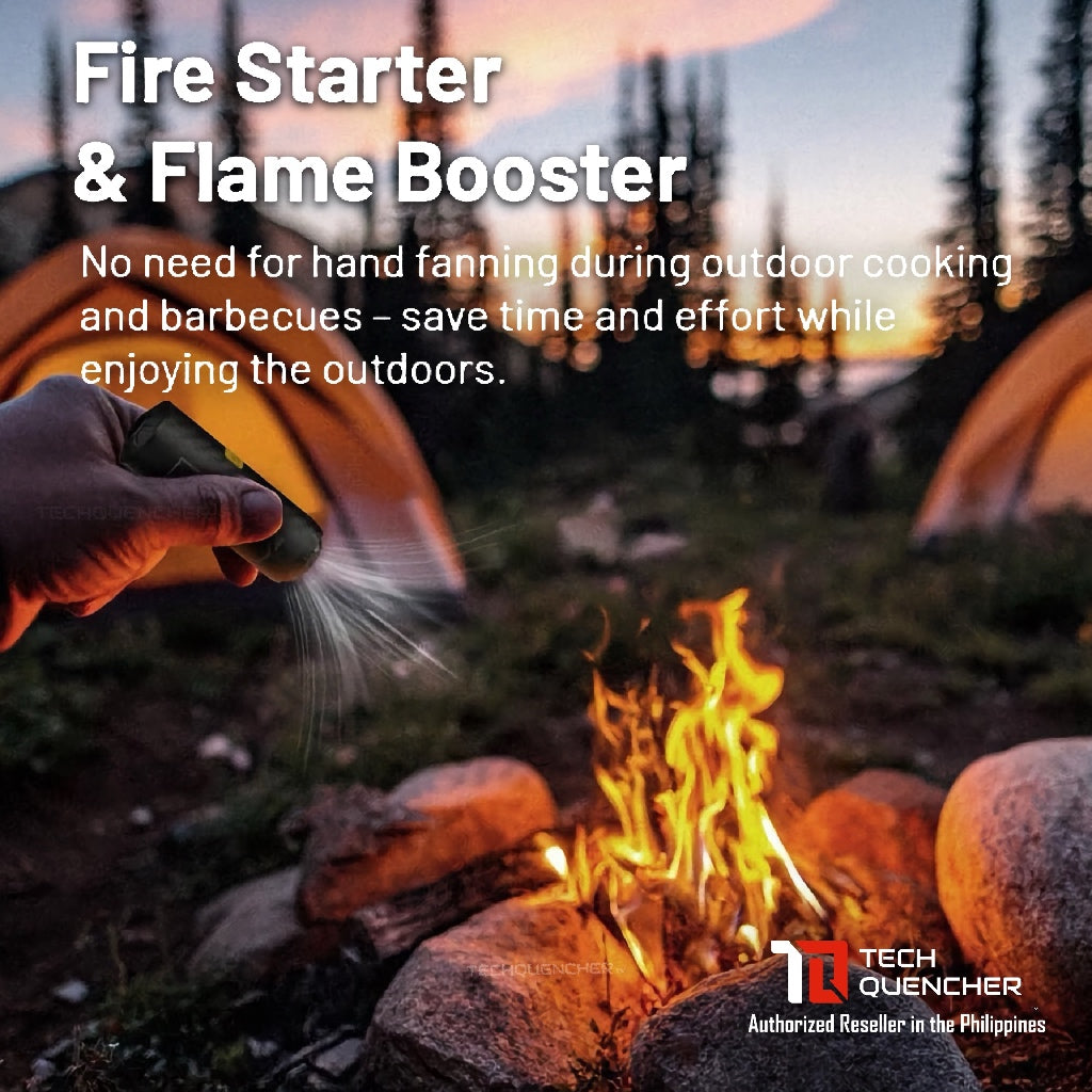 Nitecore AP05C Air Pump - Ultra Lightweight Carbon Fiber + NL169R Battery Included - 23g - 2.7kPa