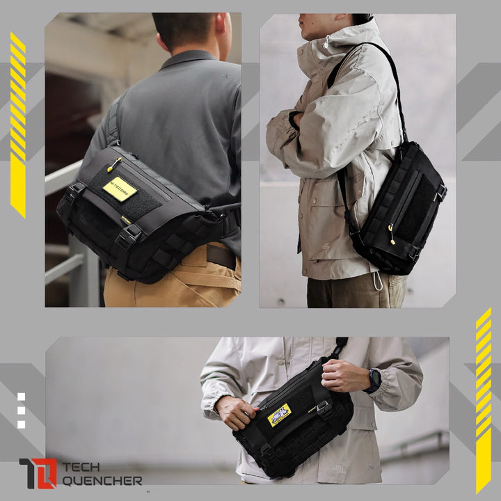 Nitecore SLB06 Crossbody Bag - Shoulder Bag - 7L - Molle System - Cordura 500D - Ipad - Nintendo