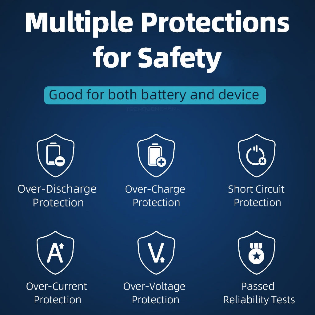 XTAR 21700HP 5000mAh Protected Battery - 25A Max Discharge Current - 3.6v Rechargeable - Lithium-Ion