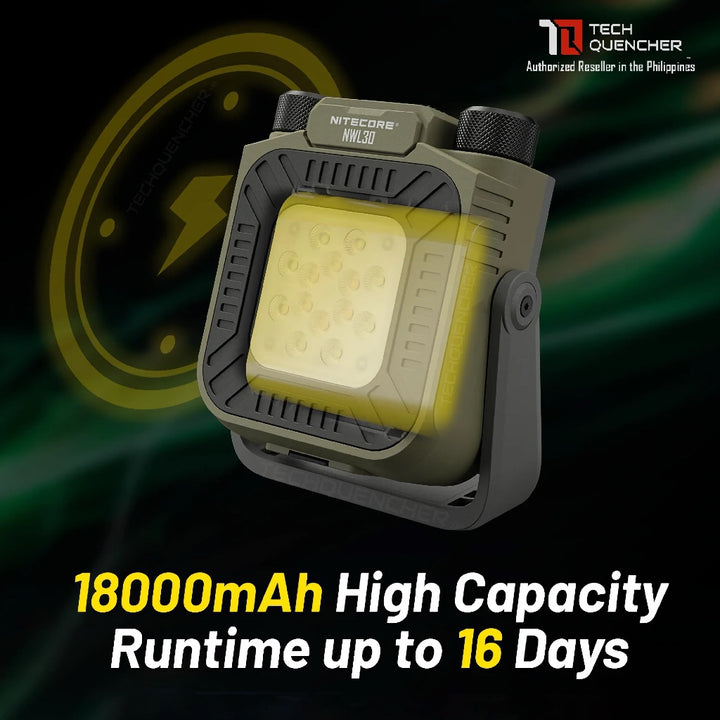 Nitecore NWL30 Outdoor Work Light - 3000 Lumens - Mosquito Repeller - 18000mAh Powerbank - USB-C