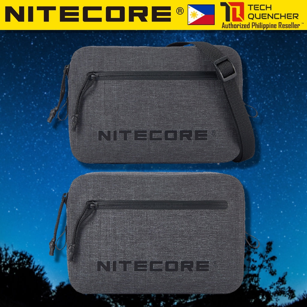 Nitecore NPP02 Waterproof Crossbody Bag - 1.4L - 900D Coated Cationic Fabric - YKK Waterproof Zipper