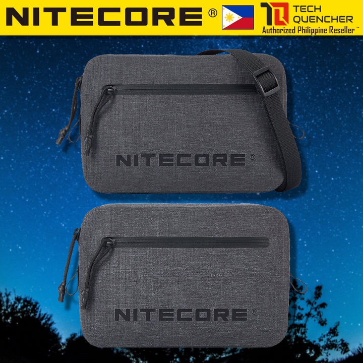 Nitecore NPP02 Waterproof Crossbody Bag - 1.4L - 900D Coated Cationic Fabric - YKK Waterproof Zipper