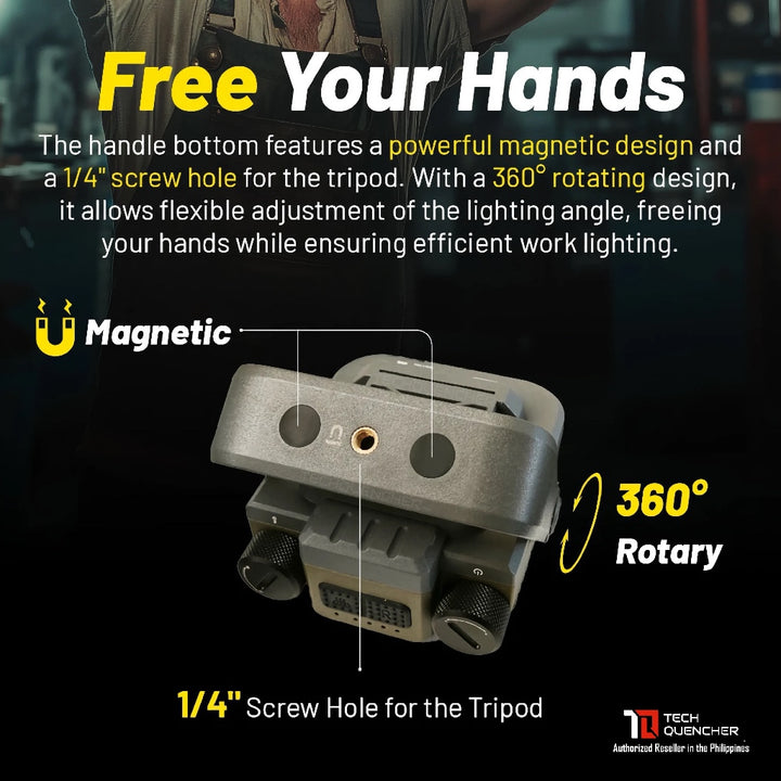 Nitecore NWL30 Outdoor Work Light - 3000 Lumens - Mosquito Repeller - 18000mAh Powerbank - USB-C