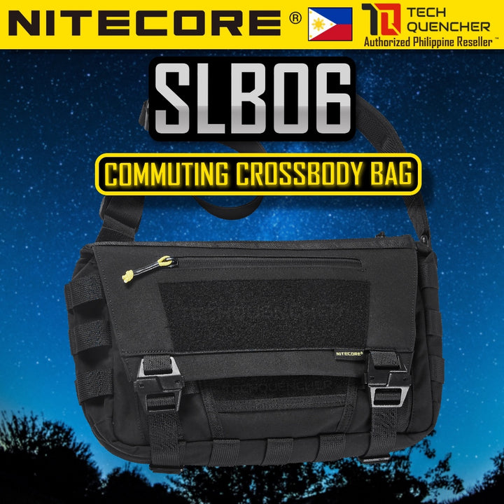 Nitecore SLB06 Crossbody Bag - Shoulder Bag - 7L - Molle System - Cordura 500D - Ipad - Nintendo
