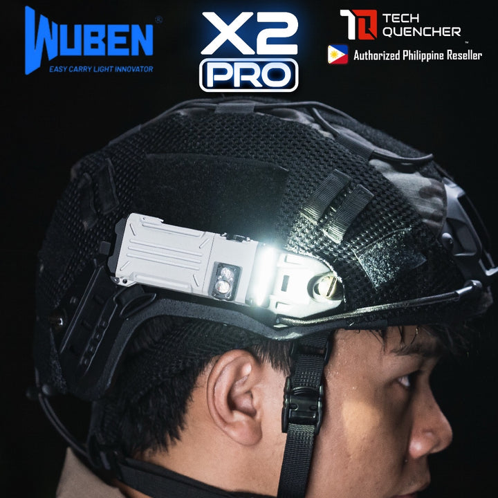 Wuben X2 Pro Flashlight - RGB & UV - 1500 Lumens - Dual Light Source - USB-C Rechargeable -AA - IP68