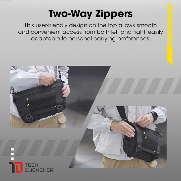 Nitecore SLB06 Crossbody Bag - Shoulder Bag - 7L - Molle System - Cordura 500D - Ipad - Nintendo