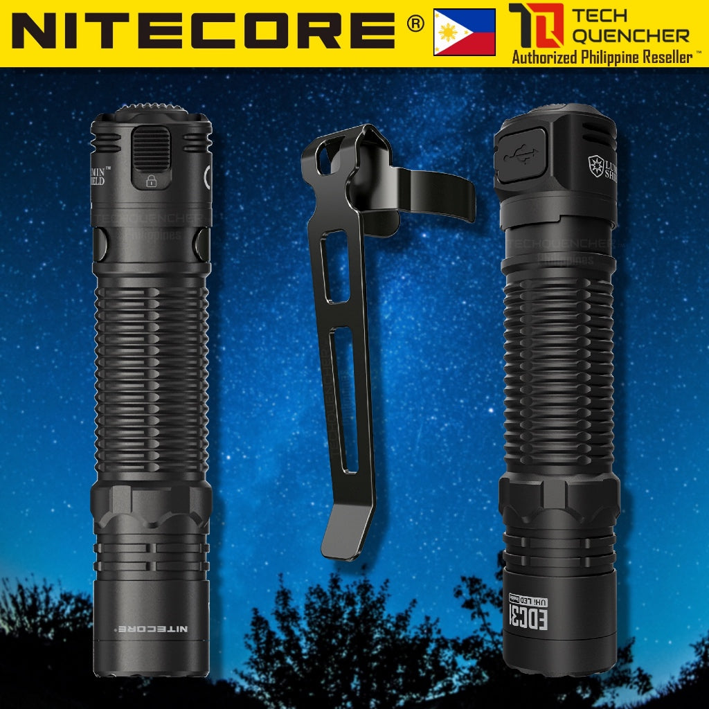 Nitecore EDC31 Flashlight - Lumin Shield - 3500 Lumens - USB-C Rechargeable - Rapid Lock -380m- IP68