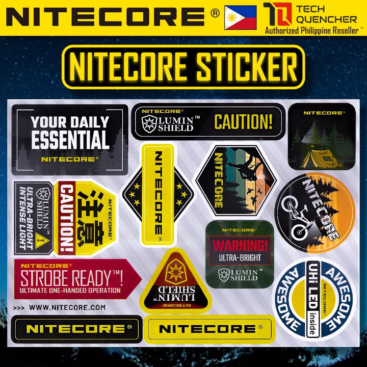 Nitecore Sticker - Original Design by Nitecore - Stickers