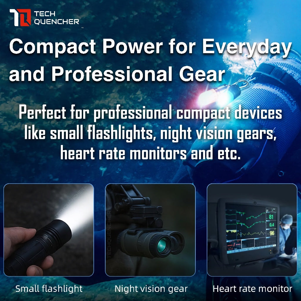 XTAR 16340 900mAh Protected Battery - USB-C Rechargeable 3.6v Lithium Battery -2.7A Max Discharge