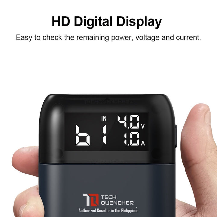 XTAR PB2SL V2 - Portable Charger with Powerbank Mode - Up to 22.5W -Supports 21700 18650 20700 18700