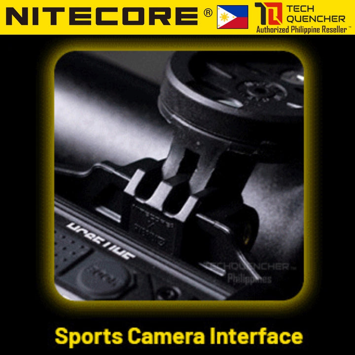 Nitecore BM06 Bike Mount for Headlamp - HC65 UHE - HC60 UHE - Mountain Bike -Sports Camera Interface