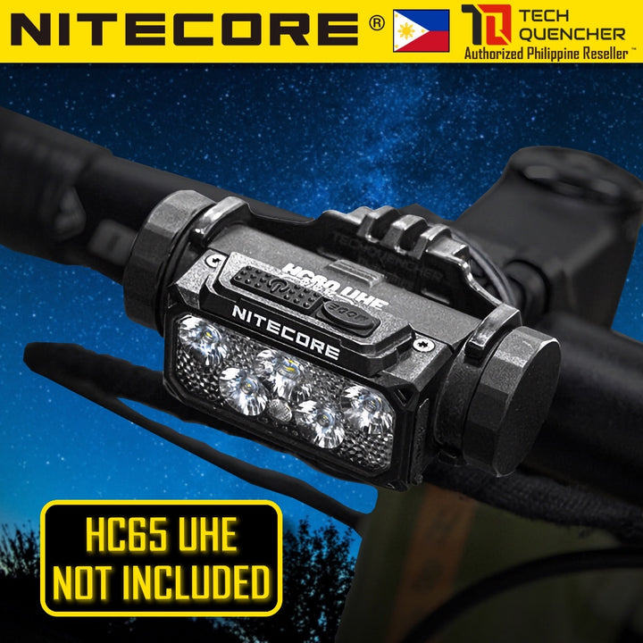 Nitecore BM06 Bike Mount for Headlamp - HC65 UHE - HC60 UHE - Mountain Bike -Sports Camera Interface