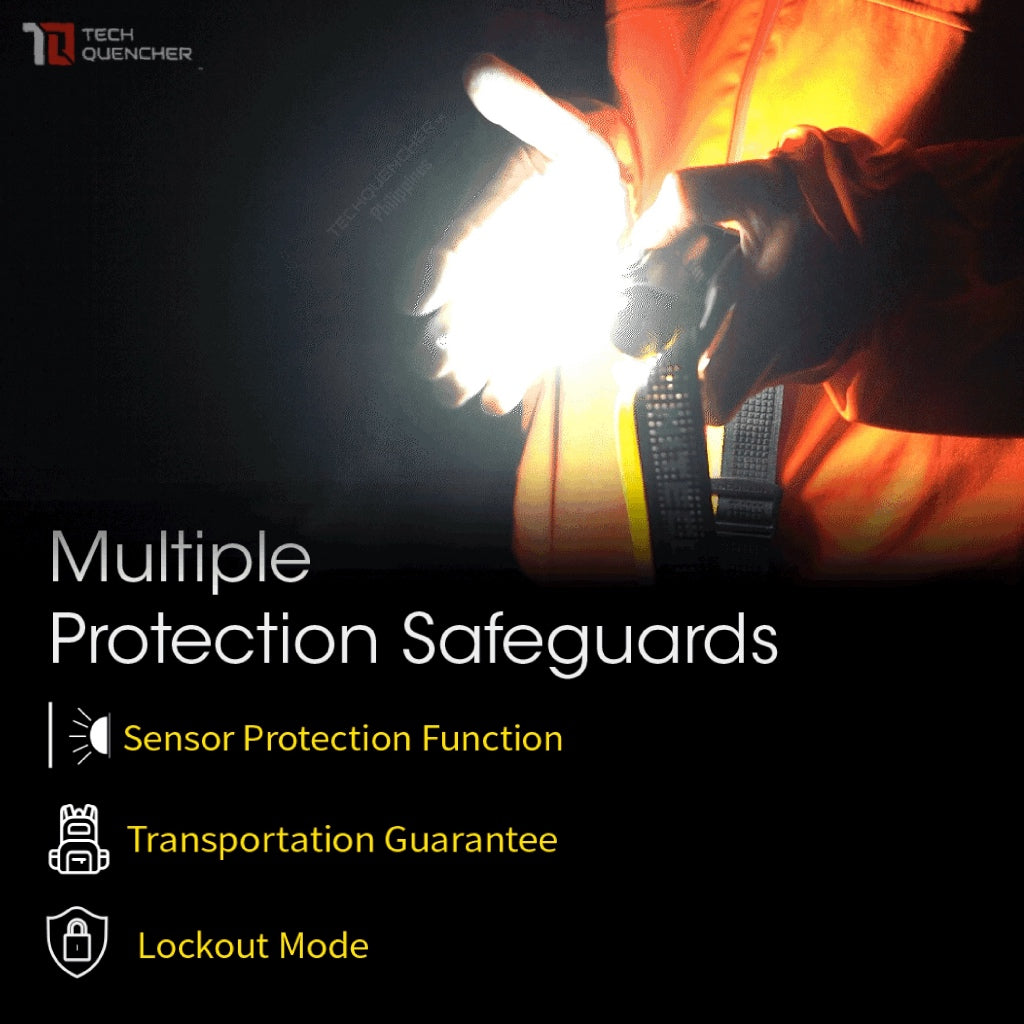 Nitecore NU43 Headlamp 1400 Lumens -  USB-C Rechargeable 3400mAh Battery - Redlight + Floodlight