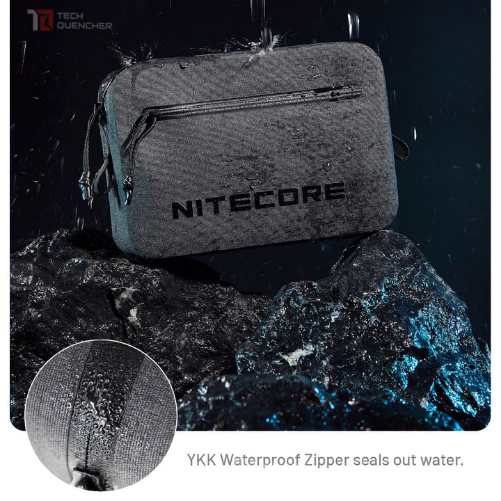 Nitecore NPP02 Waterproof Crossbody Bag - 1.4L - 900D Coated Cationic Fabric - YKK Waterproof Zipper