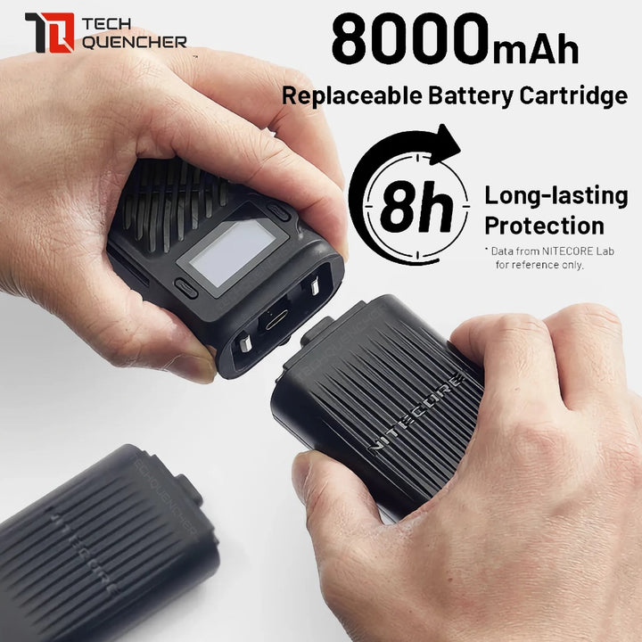 Nitecore EMR23 Electronic Mosquito Repeller + 8000mAh Powerbank - USB-C Fast Charging - OLED - IPX5