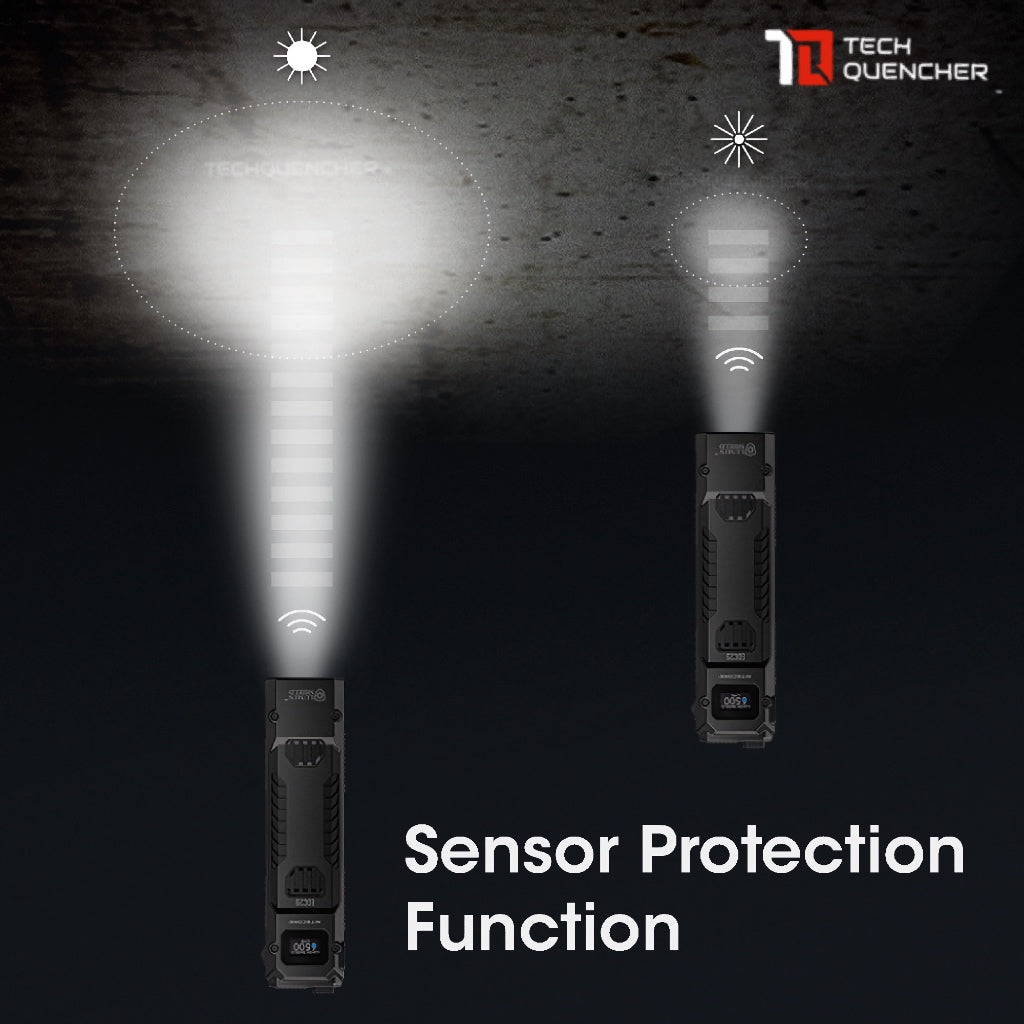 Nitecore EDC29 Flashlight - 6500 Lumens - OLED Display - Lockout Switch - USB-C Rechargeable - IP54