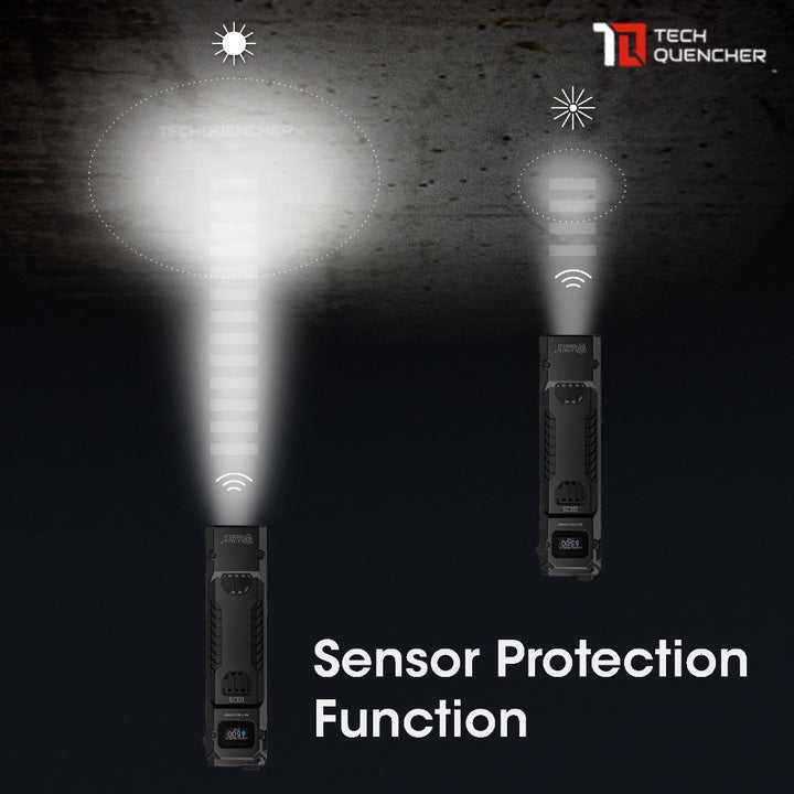 Nitecore EDC29 Flashlight - 6500 Lumens - OLED Display - Lockout Switch - USB-C Rechargeable - IP54