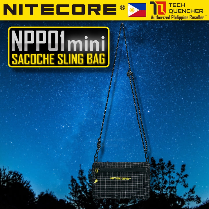 Nitecore NPP01 Mini Sacoche Sling Bag - 0.5 Liter - 41 g - Lightweight  - Water Resistant - Outdoor