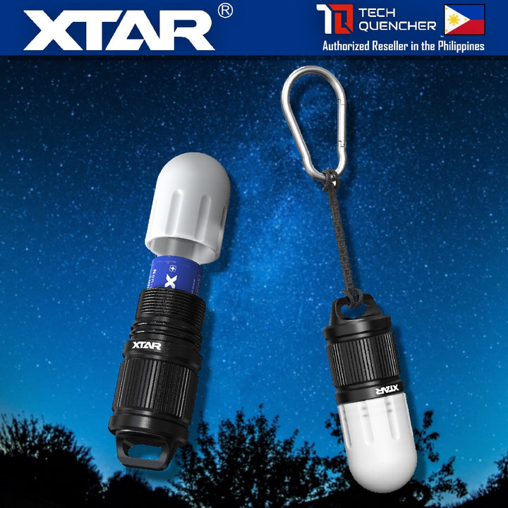 XTAR SD1 Mini Dive Beacon Flashlight - 4 Color - Waterproof - 100 meter - Rechargeable 16340 Battery