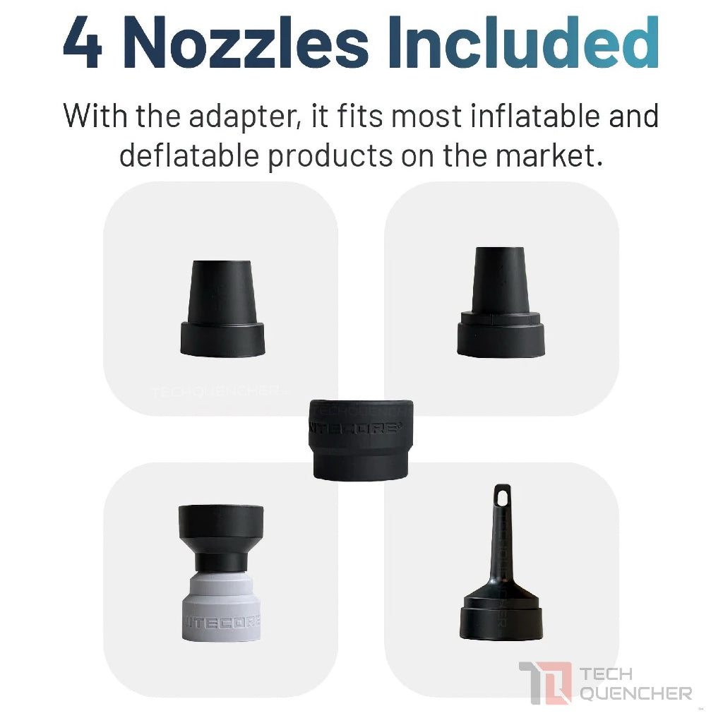 Nitecore AP05C Air Pump - Ultra Lightweight Carbon Fiber + NL169R Battery Included - 23g - 2.7kPa