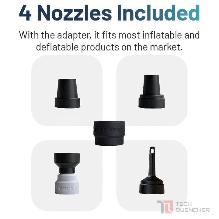 Nitecore AP05C Air Pump - Ultra Lightweight Carbon Fiber + NL169R Battery Included - 23g - 2.7kPa