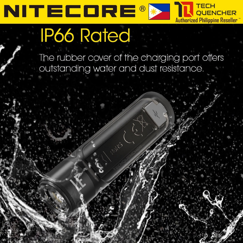 Nitecore TIKI and TIKI LE Flashlight - 300 Lumens - USB-C Rechargeable Battery - Keychain Flashlight