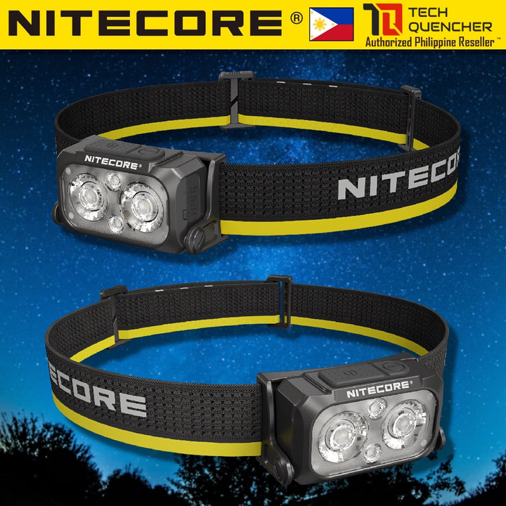 Nitecore NU25 MCT Headlamp 400 Lumens - Lightweight 50g - USB-C Rechargeable Battery -UHE LED - IP66