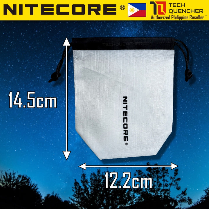 Nitecore Diffusing Stuff Sack - Headlamp Storage + Convert Headlamp into Lantern or Ambient Light