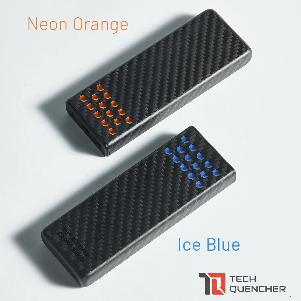 Nitecore Carbo 10000 GEN2- Carbon Fiber Powerbank - 10000mAh - 30W Output- IPX8 - Magnesium Heatsink