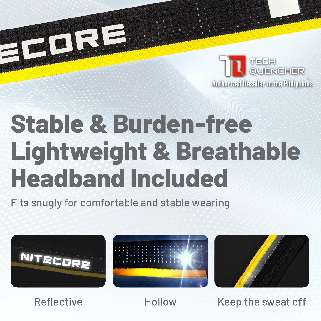 Nitecore HA25 UHE Headlamp - 800 Lumens - MCT - Dual Battery - AAA or Li-ion - Aluminum Heat Sink