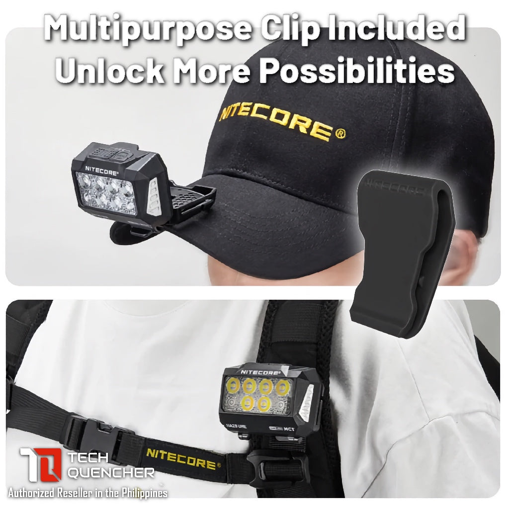 Nitecore HA25 UHE Headlamp - 800 Lumens - MCT - Dual Battery - AAA or Li-ion - Aluminum Heat Sink