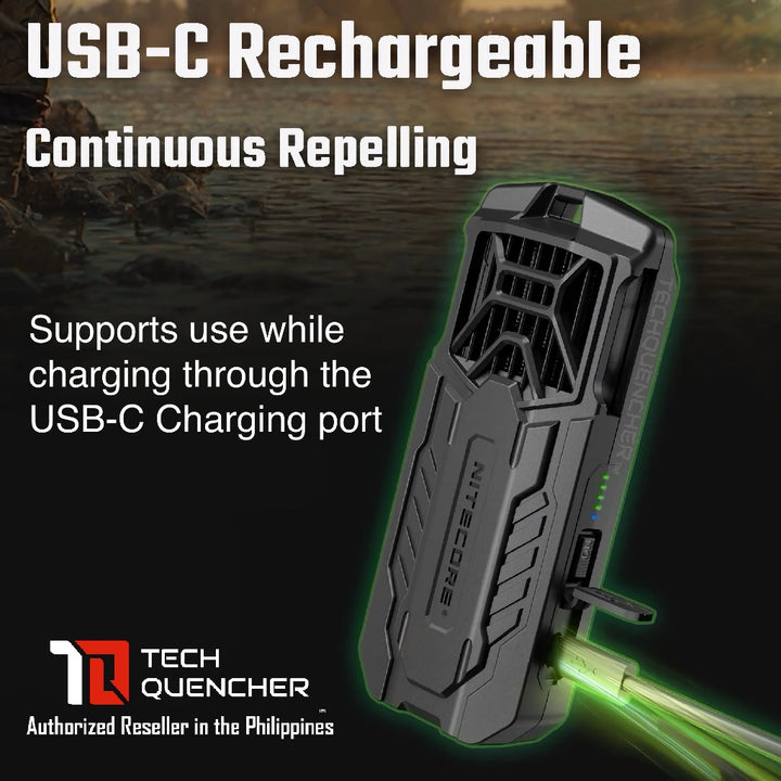 Nitecore EMR16 Portable Electronic Repeller - USB-C Fast Charging - 5200mAh Built-In Battery - IPX5
