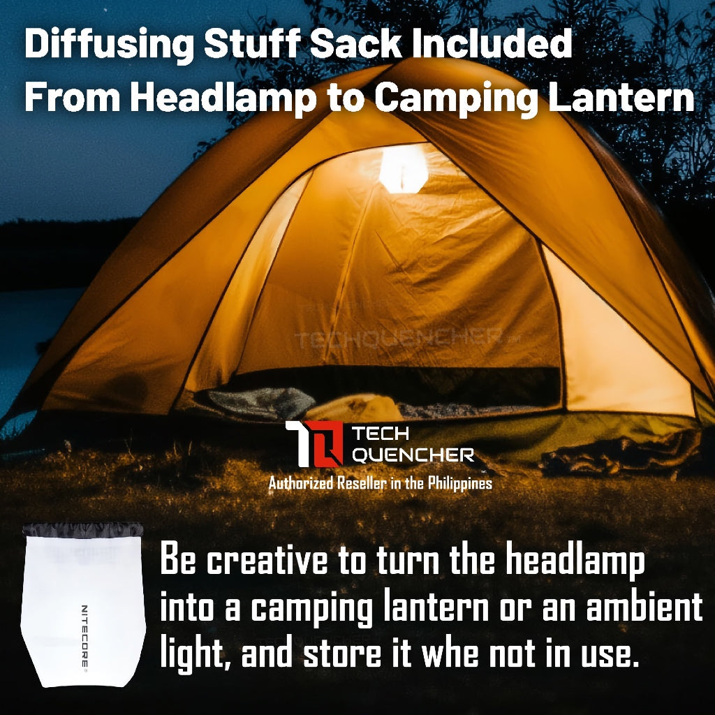 Nitecore HA25 UHE Headlamp - 800 Lumens - MCT - Dual Battery - AAA or Li-ion - Aluminum Heat Sink