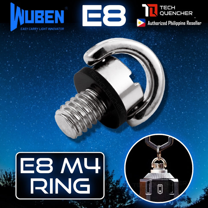 Wuben M4 Ring for Wuben E8 Flashlight - Stainless Steel