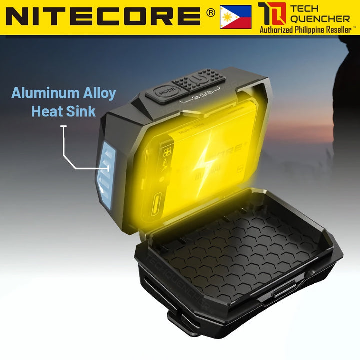 Nitecore HA25 UHE Headlamp - 800 Lumens - MCT - Dual Battery - AAA or Li-ion - Aluminum Heat Sink