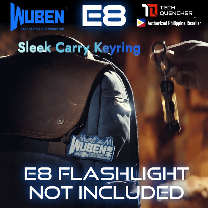 Wuben M4 Ring for Wuben E8 Flashlight - Stainless Steel