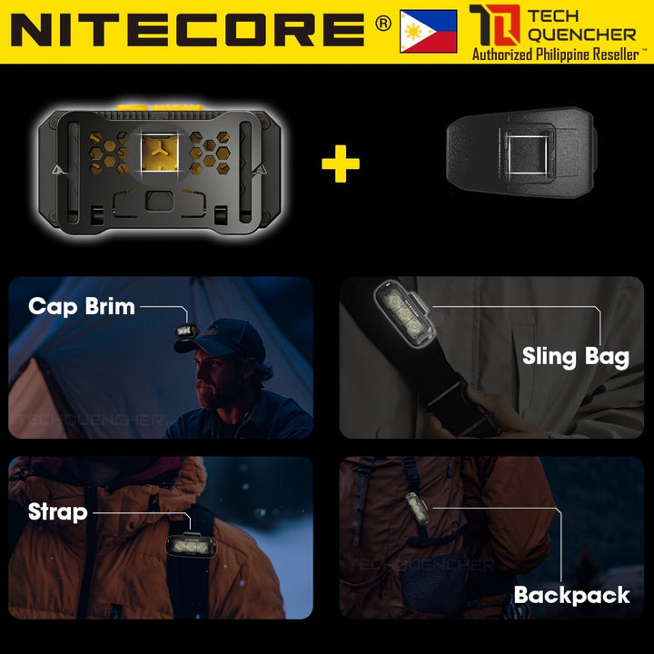 Nitecore Multipurpose Clip - Adjustable - Compatible with Selected Nitecore Products and Headlamps