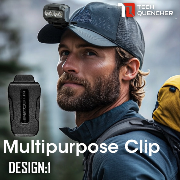 Nitecore Multipurpose Clip - Adjustable - Compatible with Selected Nitecore Products and Headlamps