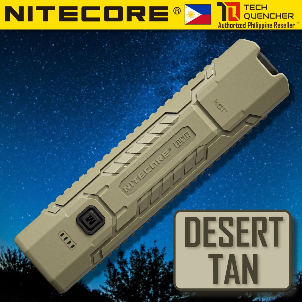 Nitecore EDC07 Flashlight - 1500 Lumens - High CRI Three Color Temperature - USB-C - 70grams - IP67