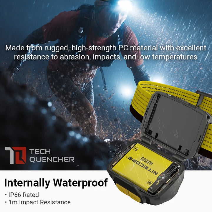 Nitecore UT27 GEN4 Headlamp 800 Lumens - Multi Color Temperature - High CRI - Dual Battery Option
