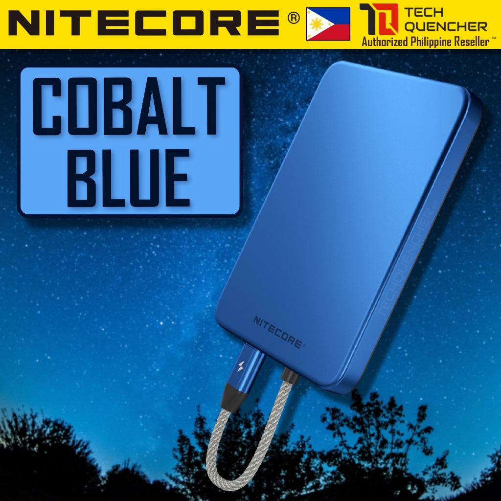 Nitecore Pocket 5 - 5000mAh Powerbank + Built-In USB-C Cable - Magnetic Attachement - 22.5w MAX - IP