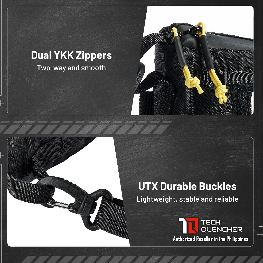 Nitecore SLB08 Sling Bag - Crossbody Bag - 2L - Molle System - YKK Zippers - 500D - Modular - EDC